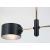 Lampa sufitowa metalowa czarno-złota 2-punktowa 1097/2B z serii VITO - Lampy Elem